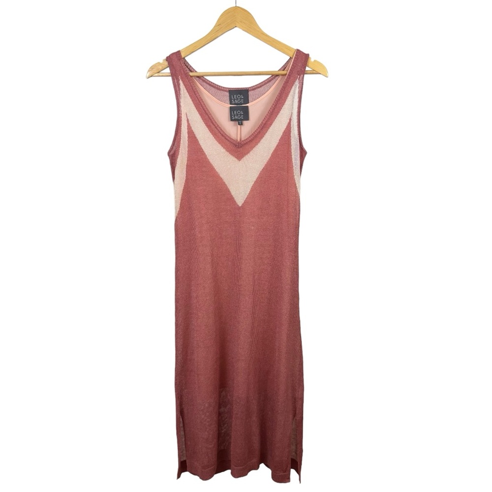 Leo & Sage Linen Dress Size XS Beach Resort Yacht